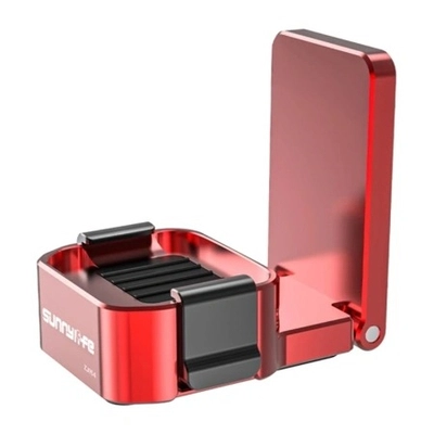 Uchwyt magnetyczny SunnyLife do DJI Osmo Pocket 3/4 - czerwony