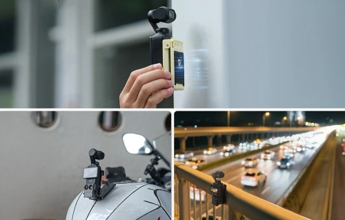 Magnetyczny uchwyt Sunnylife 761V2 do DJI Osmo Pocket 3 (czarny)