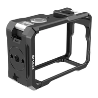 Metal protective case with cold foot connection Puluz for DJI Osmo Action 6