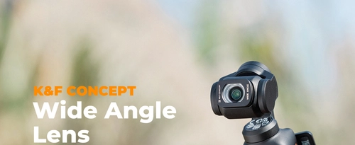 Wide angle filter by K&F Concept for camera DJI Osmo Pocket 3