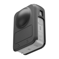 Силіконовий чохол з кришкою об'єктива PULUZ для DJI Osmo 360 (чорний)
