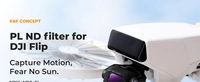 Set of 3 PL+ND filters by K&F Concept for drone DJI Flip