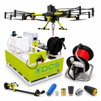 DCS X1 PRO + DJI Matrice 400 — система AeroCleaning для очищення фасадів