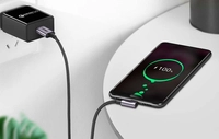 UGREEN US284 3A Quick Charge 3.0 3m USB to USB-C angle cable (black)
