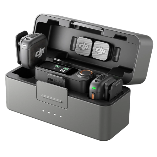 DJI Mic 3 (2 TX + 1 RX + etui ładujące) - bezprzewodowy system mikrofonów