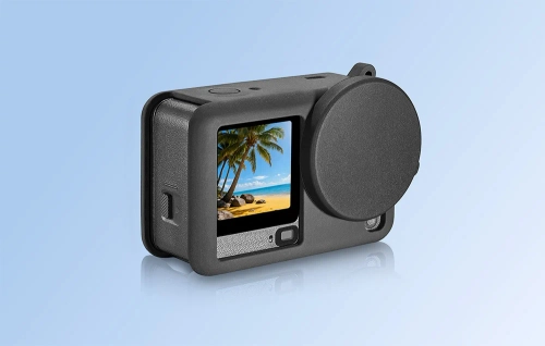 Silicone protective case Puluz with strap for DJI Osmo Action 6