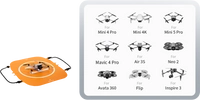 Składana platforma do lądowania dla dronów (pomarańczowa) SmallRig 5936 