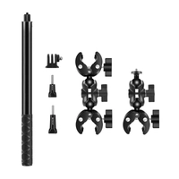 PULUZ handlebar mount + selfie stick 150cm