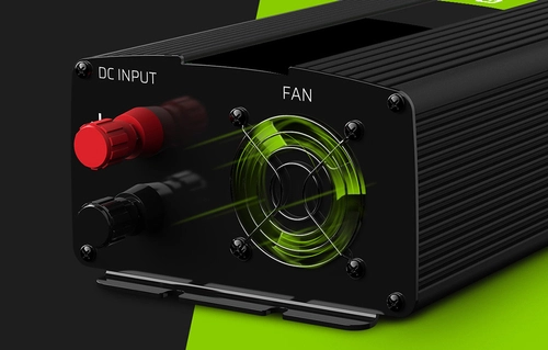 Перетворювач напруги Green Cell Inverter 12V до 230V 500W/1000W (чиста синусоїда)