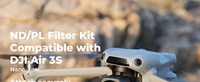 Zestaw 4 filtrów ND/PL K&F Concept do drona DJI Air 3S