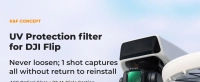 Filtr UV marki K&F Concept do drona DJI Flip