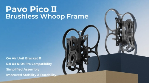 Frame channel for BetaFPV Pavo Pico II (black) | O4 Pro