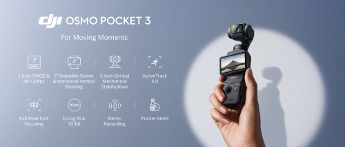 DJIOsmo Pocket 3 Creator Combo Camera - OUTLET (activated: 07/04/26)