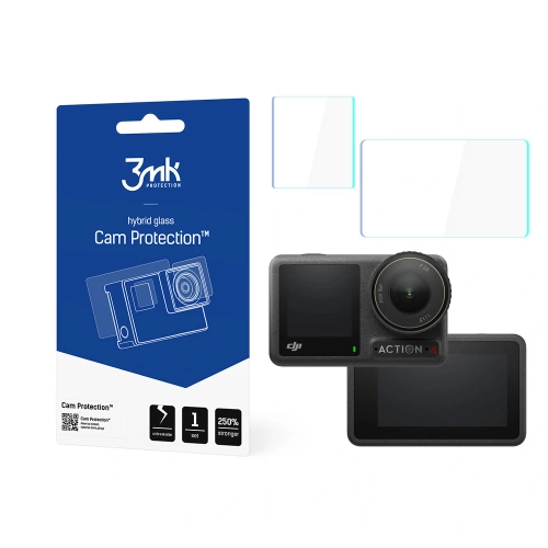 Гібридна плівка для DJI Osmo Action 4 — 3mk Cam Protection