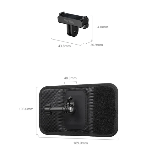 SmallRig 6306 — кріплення на ремінь рюкзака дляDJIOsmo Action 6 / Nano