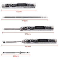 Przenośna lutownica OLED SEQURE SI012 Pro z 1 grotem (końcówka TS-C1)