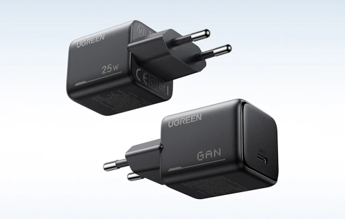 Мережевий зарядний пристрій Ugreen X517 USB-C, GaN, 25 Вт (чорний)