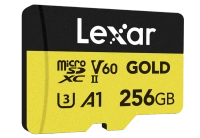 Karta pamięci Lexar microSDXC GOLD UHS-II/C10/A1/U3 R280/W180 (V60) 256GB