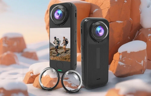 Puluz Protective Lens Cover for theInsta360X4 Air (Tempered Glass)