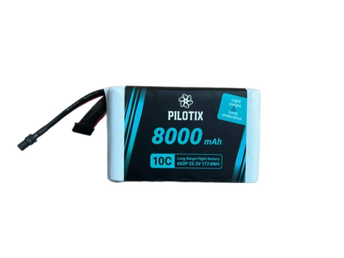 Акумулятор Pilotix Li-ion 6S2P 22,2 В 8000 мА·год 10C XT60