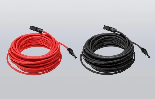 Zestaw 2x Kabel przedłużający do paneli fotowoltaicznych APV MC4 2m