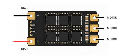 Regulator ESC pojedynczy Pilotix 12S 100 A