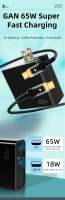 Zasilacz z podwójnym portem i szybkim ładowaniem PD65W + kabel danych PD100W 5A