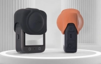 Osłona silikonowa obiektywu Sunnylife do DJI Osmo 360 (pomarańczowa)