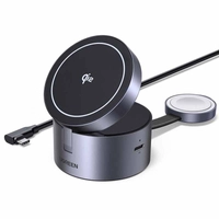 Magnetic 3in1 UGREEN 25W USB-C charger W712 (black)