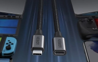 Подовжувач USB 3.2 Ugreen US372 чоловічий USB-C до жіночого USB-C Gen 2 0,5м (чорний)