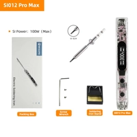 Przenośna lutownica OLED SEQURE SI012 Pro Max z 1 grotem (końcówka SI-D24)