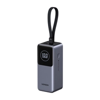 Павербанк 20000mAh Ugreen PB723, USB 2x USB-C, 130W (сірий)