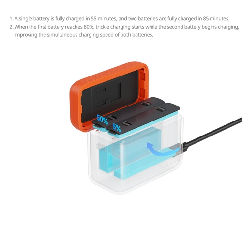 Зарядний чохол для акумуляторів Insta360 X5 SmallRig 5923