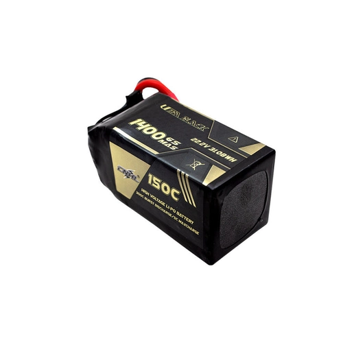 CNHL 1400mAh 22.2V 6S 150C LiPo Battery (Ultra Black) XT60