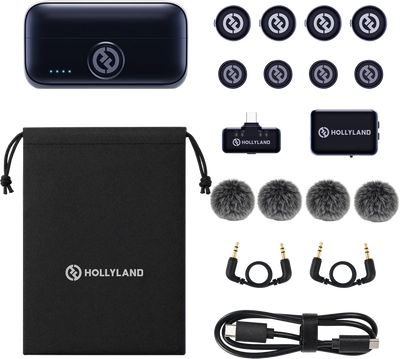 Бездротовий мікрофон Hollyland LARK M3 Combo 4TX&amp;2RX USB-C