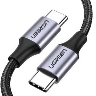 Kabel USB-C do USB-C UGREEN QC 3.0 PD 3A 60W 1m (czarny)