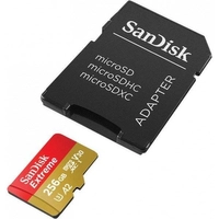 Karta pamięci SanDisk Extreme microSDXC 256 GB / 190/130 MB/s UHS-I U3