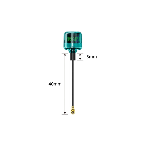 Antenna FlyFishRC OSPREY 5.8G IPEX 40mm LHCP Cyan