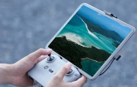 Składany uchwyt na tablet Sunnylife ZJ886-D do kontrolerów RC-N1, RC-N2 i RC-N3 (czarny)