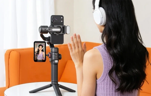 AOCHUAN S3 Gimbal with Additional Screen (Black)