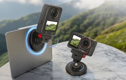 SunnyLife Adjustable Magnetic Mount for DJI Osmo 360 / Action 3 / 4 / 5 Pro