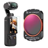Набір з 3 фільтрів CPL+Black Mist 1/4+ND8 K&F Concept для камери DJI Osmo Pocket 3
