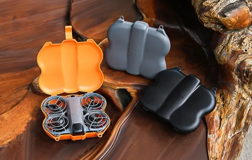 Міні-чохол з карабіном «SunnyLife» для «DJI» Neo 2 (помаранчевий)