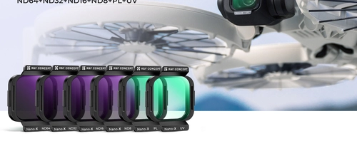 Набір з 6 UV+PL+ND фільтрів K&F Concept для дрона DJI Flip