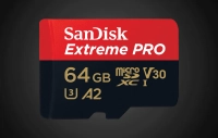 SanDisk Extreme PRO microSDXC 64GB memory card