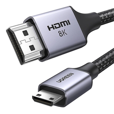 Кабель Mini HDMI - HDMI 8K UGREEN HD163 2м