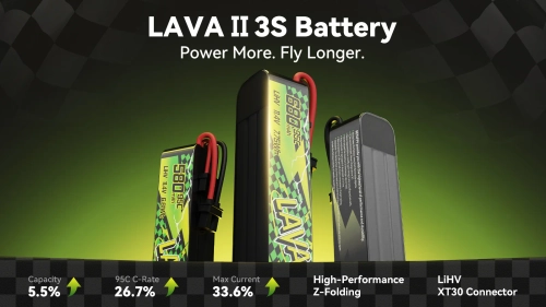 Akumulator BetaFpv LAVA Series II 3S 680mAh (95C) - 1szt