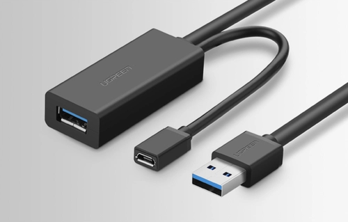UGREEN Przedłużacz USB 3.0, 10m US175 (czarny)