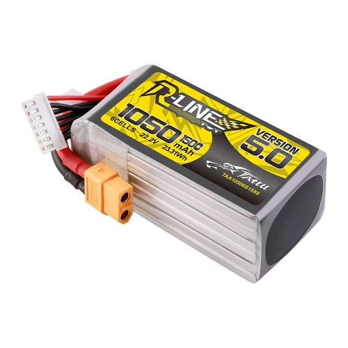 Tattu R-Line Battery Version 5.0 1050mAh 6S1P 22.2V 150C XT30U-F