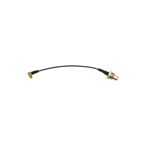 Pigtail Prodrone MMCX/UFL/RP-SMA/SMA Options (Connector 1: SMA; Length: 10cm; Connector 2: Angled MMCX)